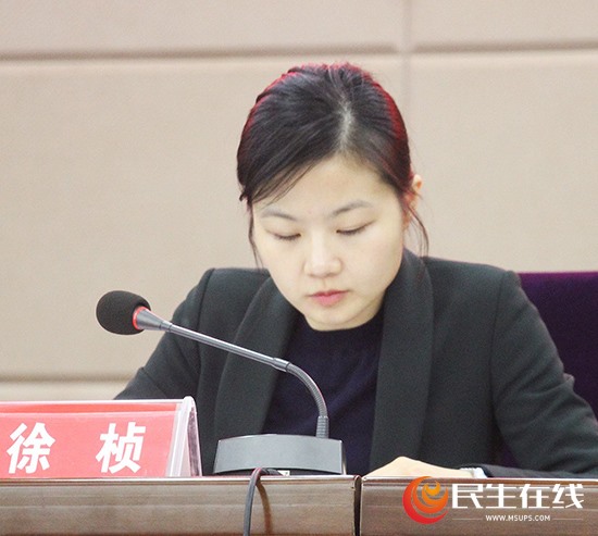 县委副书记徐桢主持会议