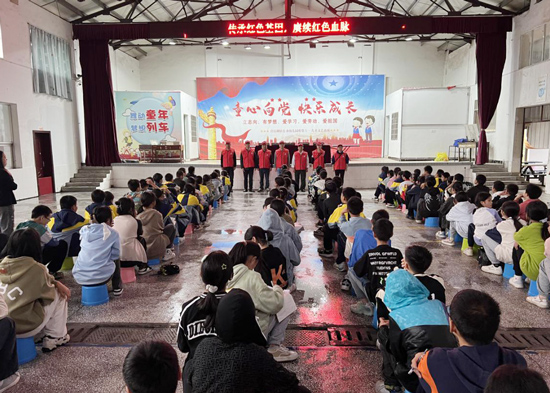 汉寿县退役军人事务局开展关爱青少年志愿服务活动