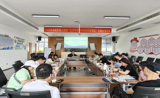 民建常德市民营二支部举办“企业如何做好财务风险管控”主题沙龙